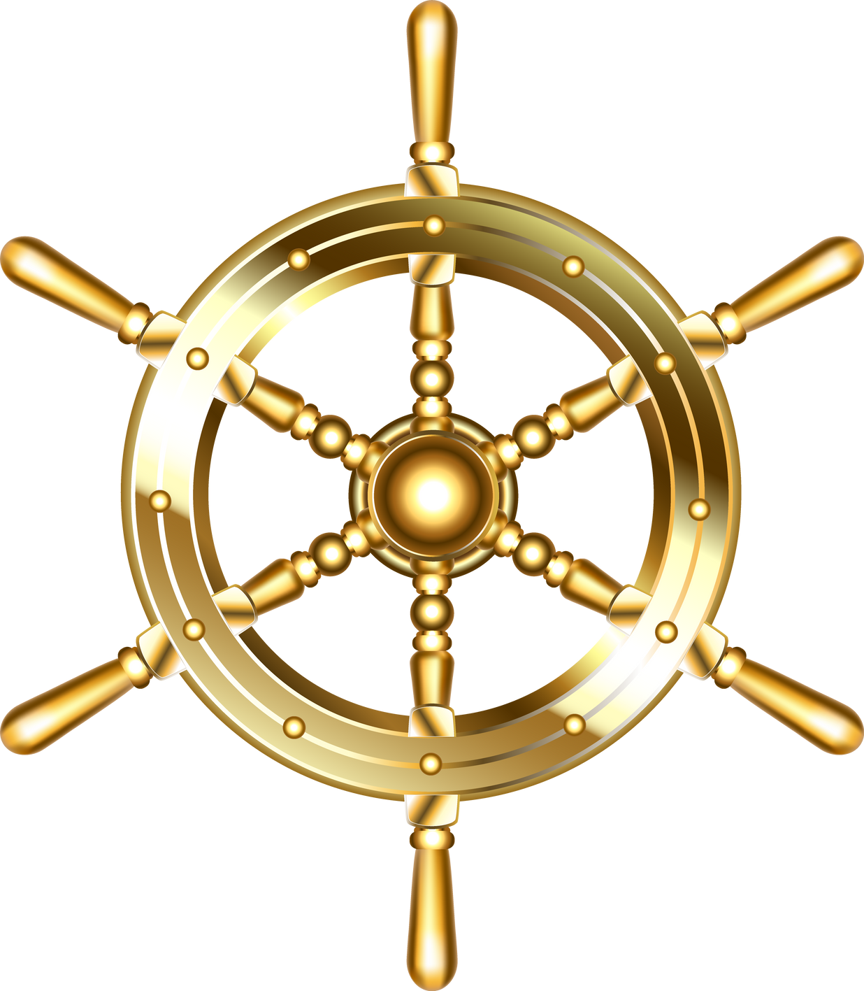 Golden Ship Wheel
