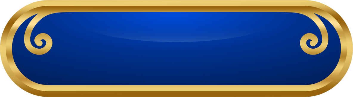 Elegant button blue dark golden border and arabesque